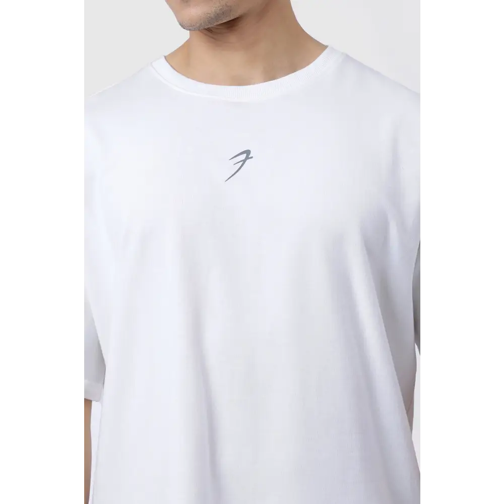 Fortitude Oversized T-shirt White - Tshirts