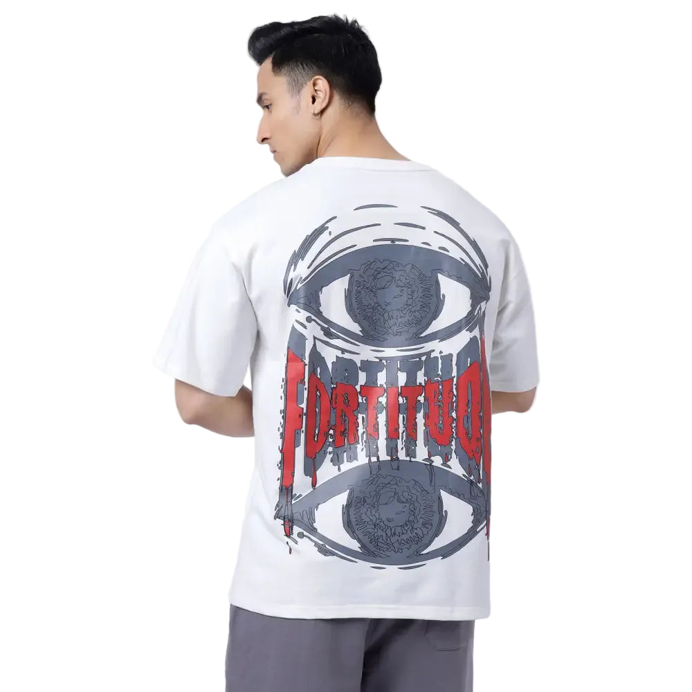 Fortitude Oversized T-shirt White - Tshirts