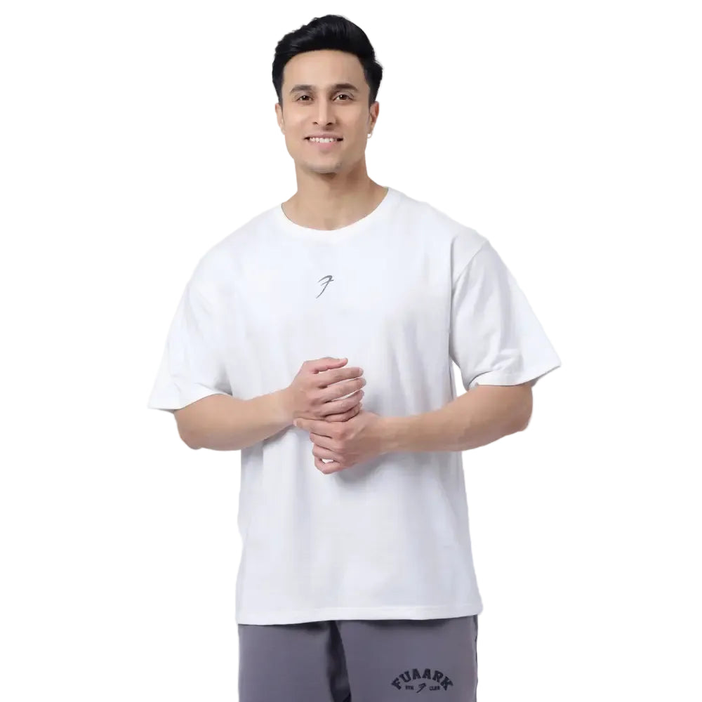 Fortitude Oversized T-shirt White - Tshirts