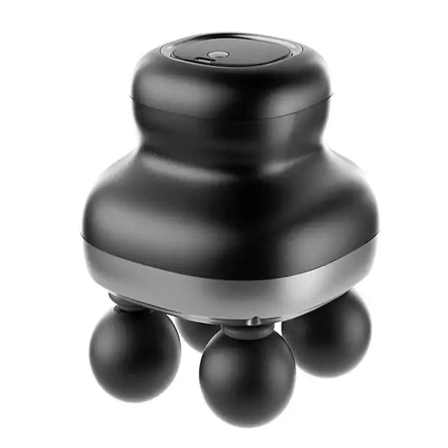 Four-Head Fascia Gun – Mini Electric Household Massager - Black / Type C Charge / Massager - HBC