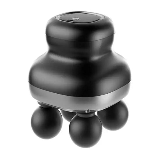 Four-Head Fascia Gun – Mini Electric Household Massager - Black / Type C Charge / Massager - HBC