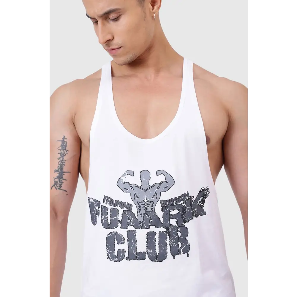 Fuaark Club Stringer White - Vest