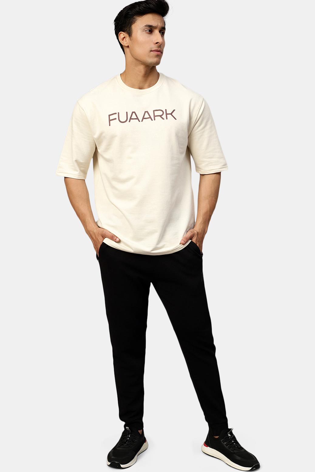 Energy Oversized T-shirt Beige