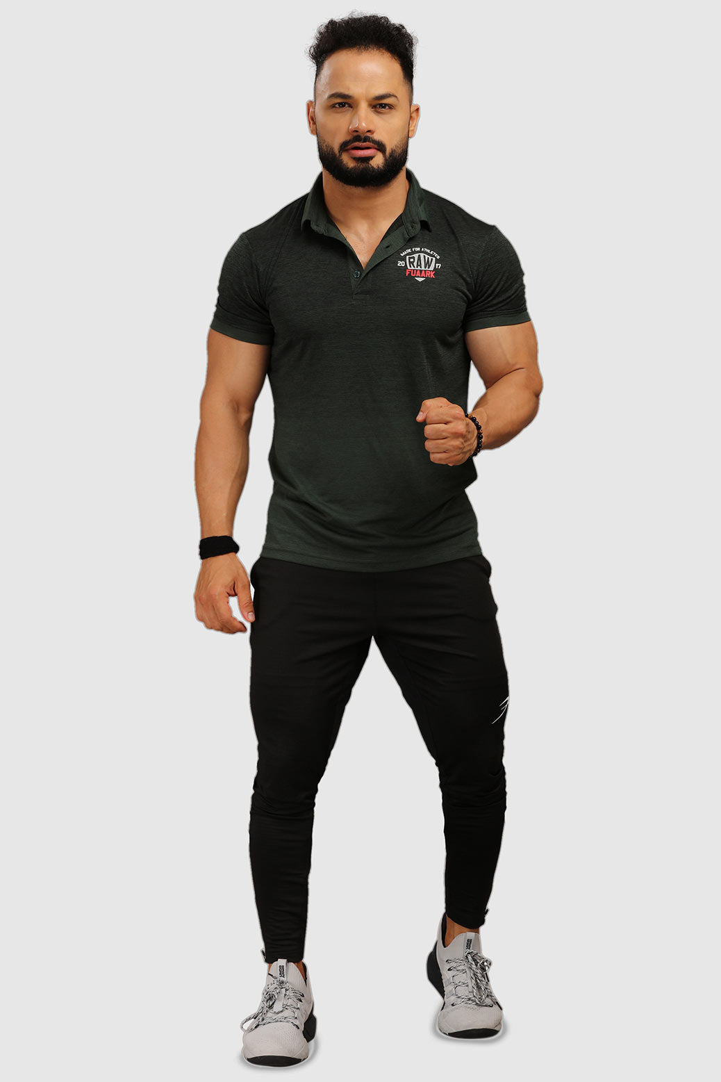 Raw Polo Slim Fit T-shirt Olive