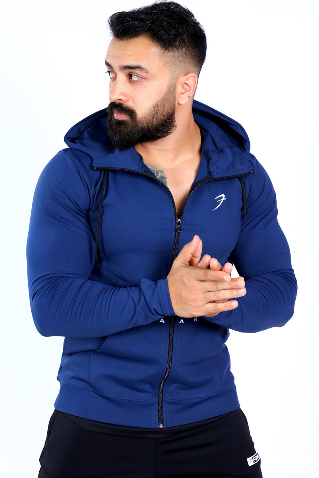 Signature Nylon Jackets Navy