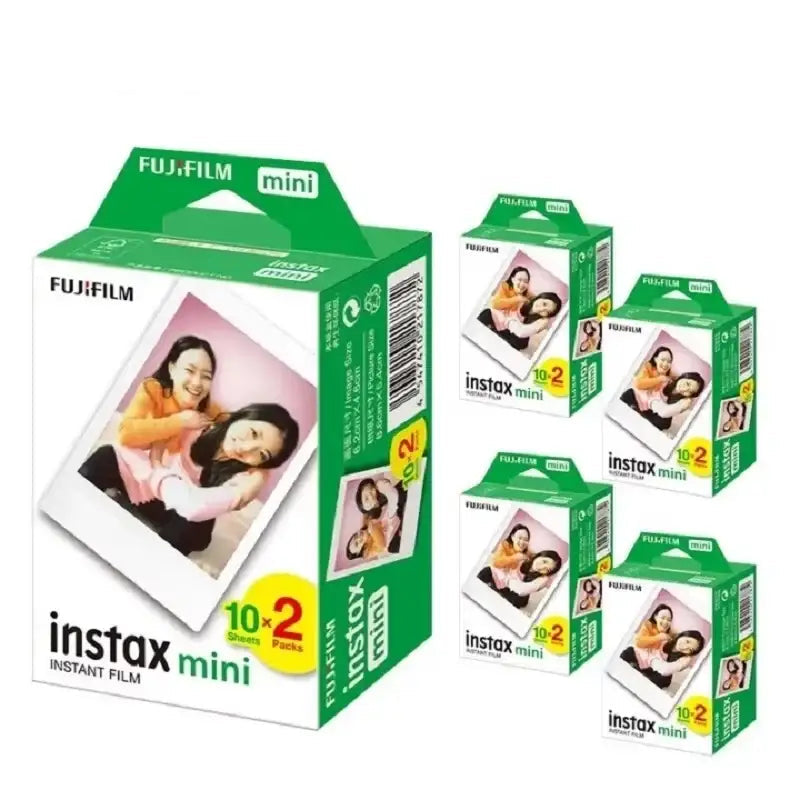 Fujifilm Instax Mini White Edge Instant Film 10-100 Sheets Link Fuji Instant Photo Camera Refill For Mini