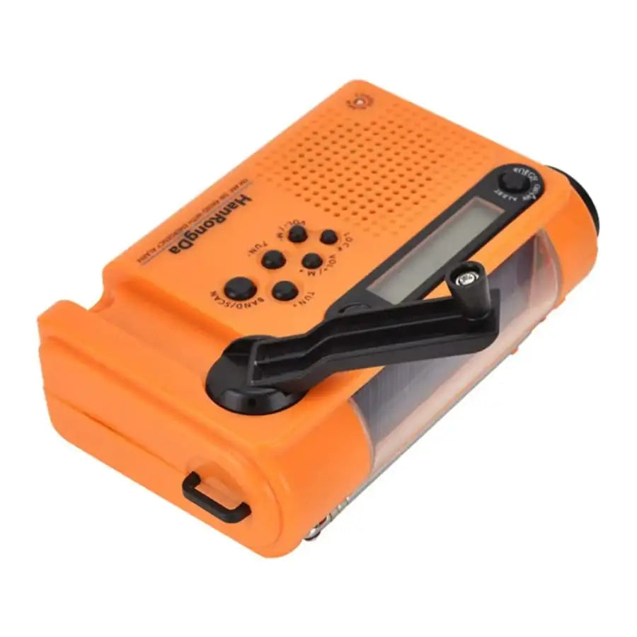 Full Band AM/FM/SW1/SW2 Radio Torch Solar Panel & Hand
