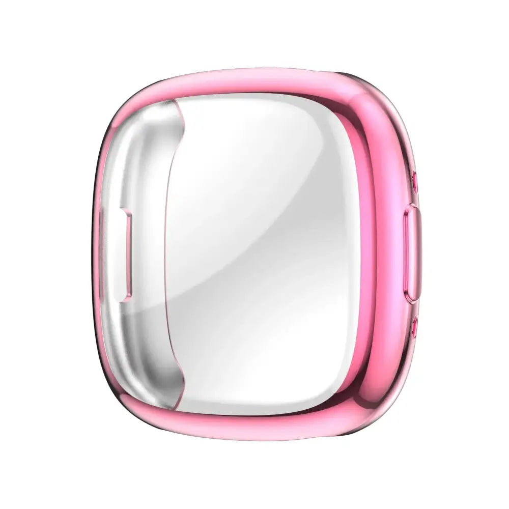 Full Cover Watch Case for the Fitbit Versa 4 - Pink / Fitbit Versa 4 - TWS