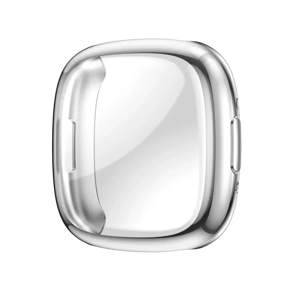 Full Cover Watch Case for the Fitbit Versa 4 - Silver / Fitbit Versa 4 - TWS