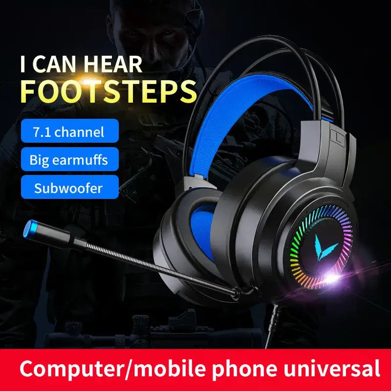 G58 G60 7.1 Gaming Headset with Mic & LED (3 colours available) - 9eight5