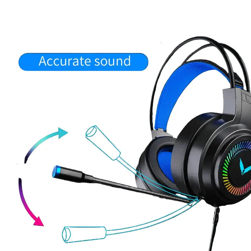 G58 G60 7.1 Gaming Headset with Mic & LED (3 colours available) - 9eight5
