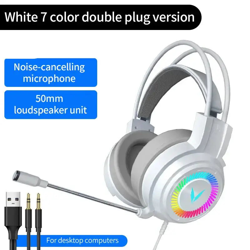 G58 G60 7.1 Gaming Headset with Mic & LED (3 colours available) - 9eight5