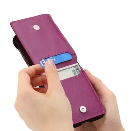 Galaxy Z Flip Series Leather Case (Available in 7 colours) - 9eight5