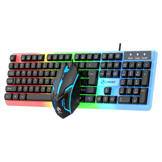 Gaming Keyboard & Mouse Combo – LED Backlight - Black / Gaming Keyboard Mouse - 9eight5