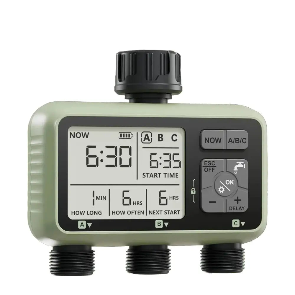 Garden Water Timer – 3-Outlet (6 types available) - SS