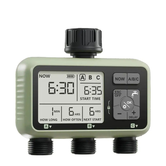 Garden Water Timer – 3-Outlet (6 types available) - SS