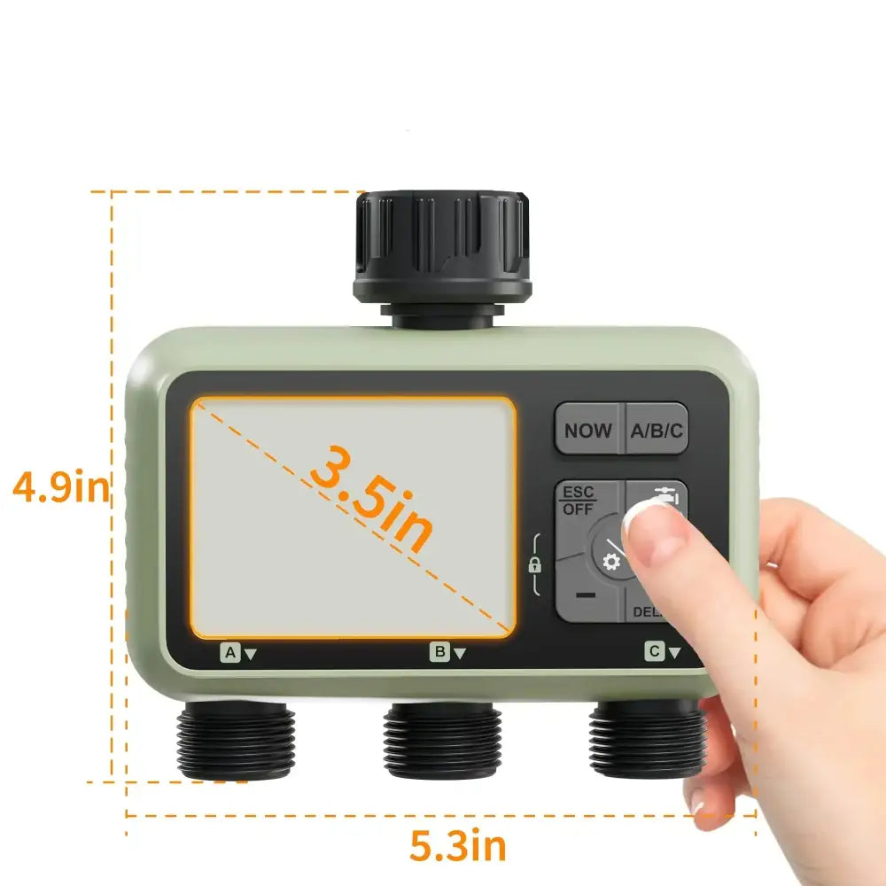 Garden Water Timer – 3-Outlet (6 types available) - SS