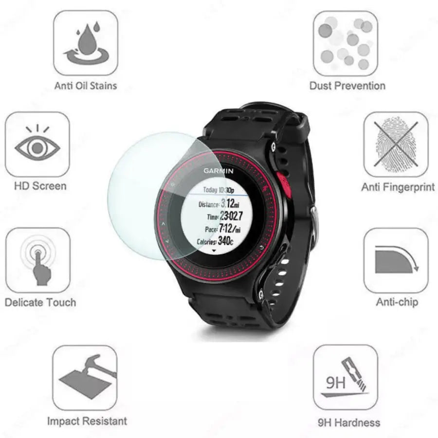 Garmin Forerunner 225 - Screen Protectors (Pack of 2)