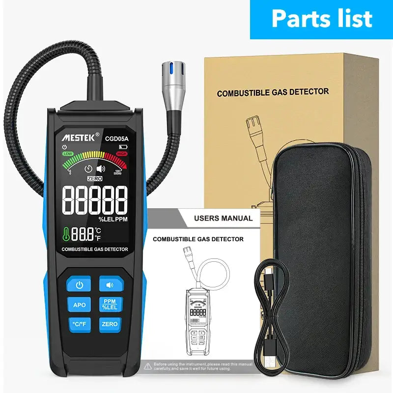 Gas Leak Detector 0–50000PPM - HBC