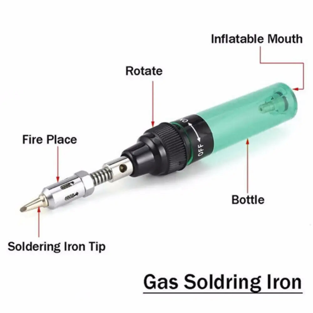 Gas Powered Soldering Iron Kit – 16 Piece