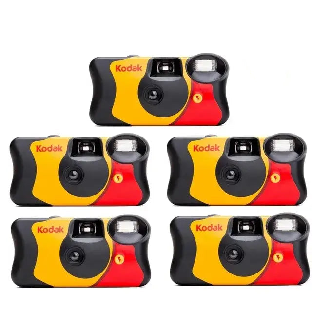 Genuine 27 Sheets 39 Sheets Kodak FunSaver Single Use Camera 1-5 Pcs Classic With Flash Disposable Point-and-Point Film