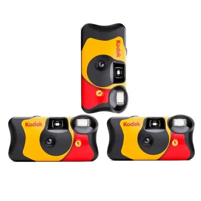Genuine 27 Sheets 39 Sheets Kodak FunSaver Single Use Camera 1-5 Pcs Classic With Flash Disposable Point-and-Point Film