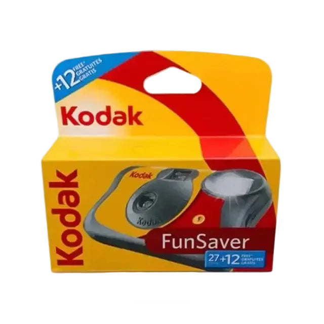 Genuine 27 Sheets 39 Sheets Kodak FunSaver Single Use Camera 1-5 Pcs Classic With Flash Disposable Point-and-Point Film