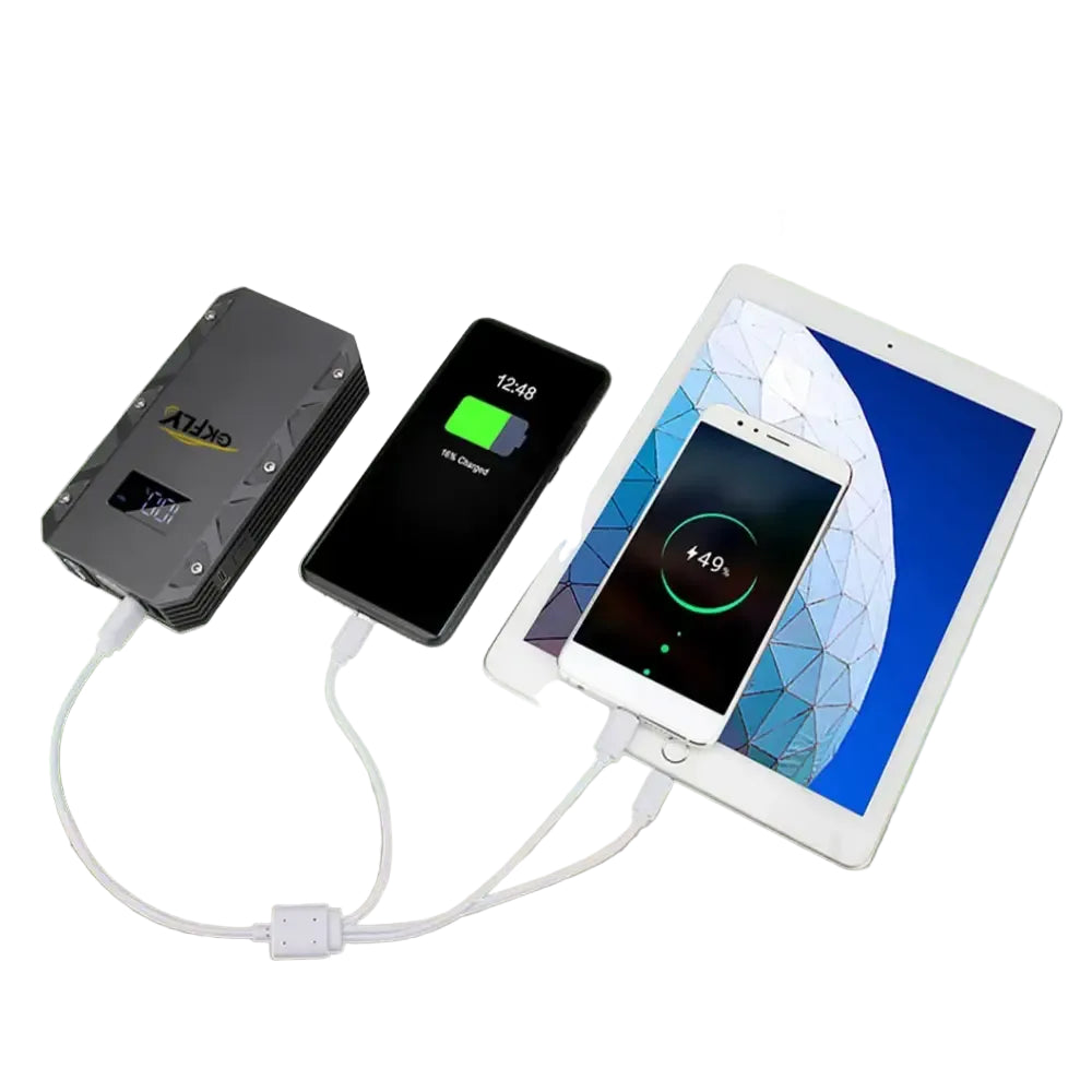 GKFLY 9000A Jump Starter Diesel Gas Car Battery Charger Starting Device Starter For Car 12V Emergency Power Supply Car