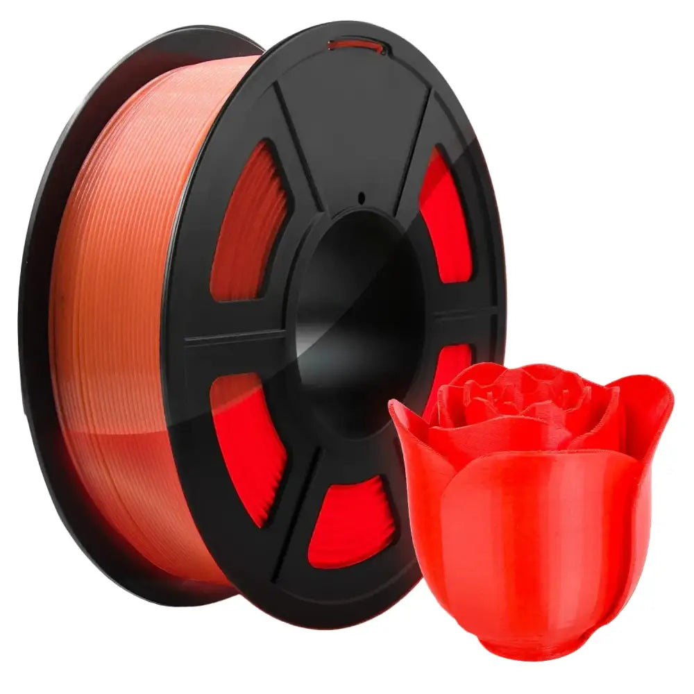 Glow-in-the-Dark PLA 3D Printer Filament 1.75mm (200g) (various colours available) - Luminous Red / Filament - SS