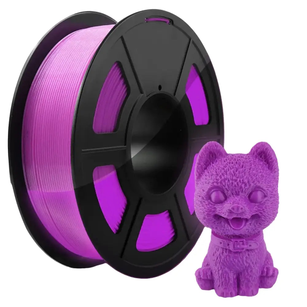 Glow-in-the-Dark PLA 3D Printer Filament 1.75mm (200g) (various colours available) - Luminous Purple / Filament - SS