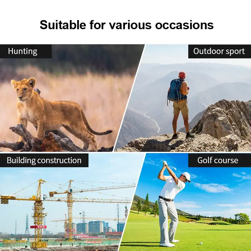 Golf Laser Rangefinder – USB Rechargeable with Slope (different models available) - SS