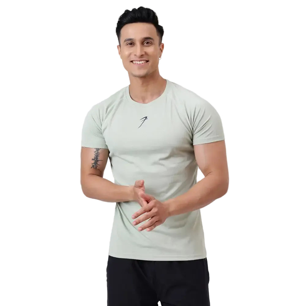 Grain T-shirt Light Green - Tshirts