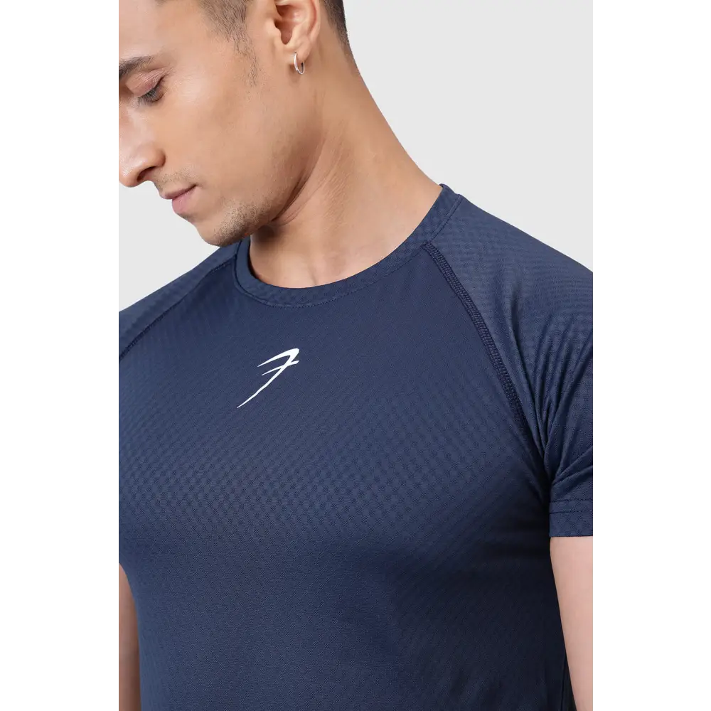 Grain T-shirt Navy - Tshirts