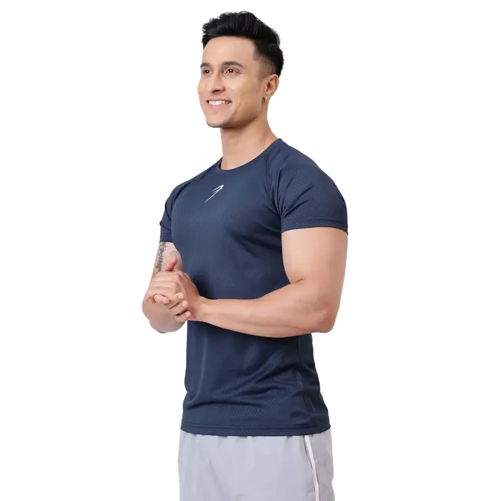 Grain T-shirt Navy - Tshirts