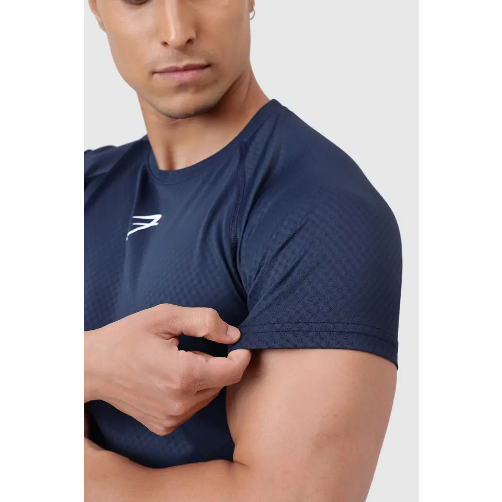 Grain T-shirt Navy - Tshirts