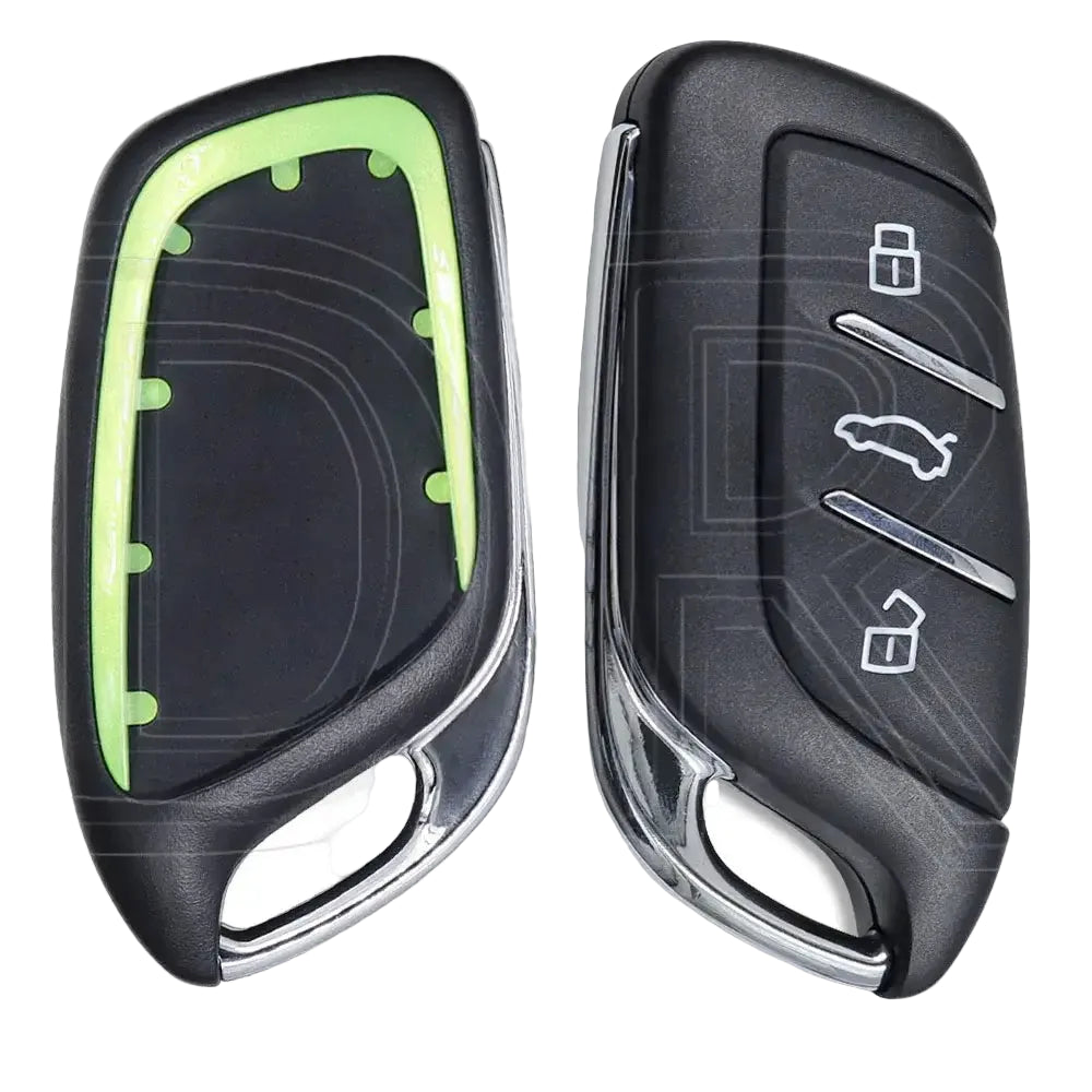 Great 3 Button Replacement Car Remote Key Shell Case For MG New ZS EV MG4 EV MULAN EHS MG5 MGI5 MG6 EZS - Green Shell