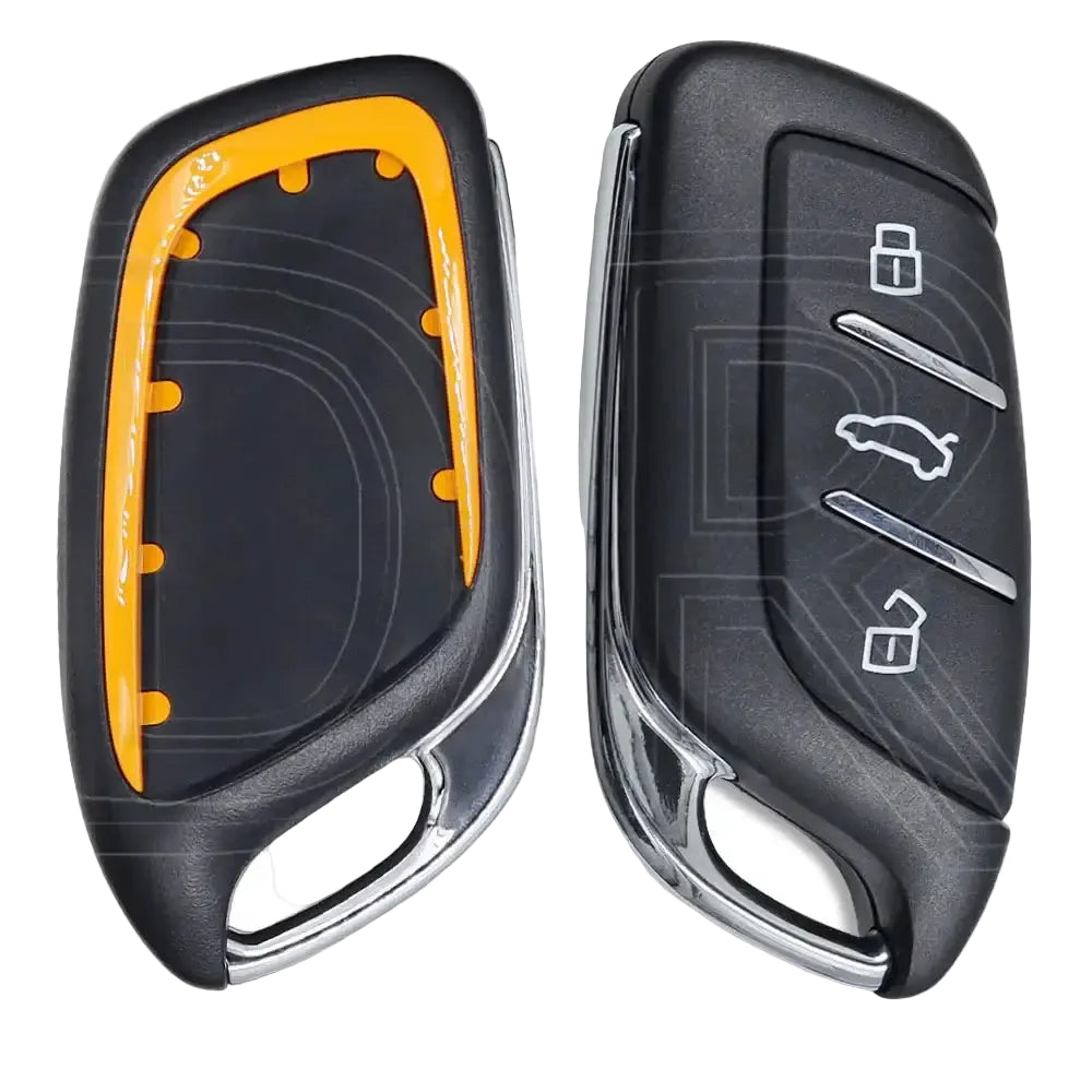 Great 3 Button Replacement Car Remote Key Shell Case For MG New ZS EV MG4 EV MULAN EHS MG5 MGI5 MG6 EZS - Orange Shell