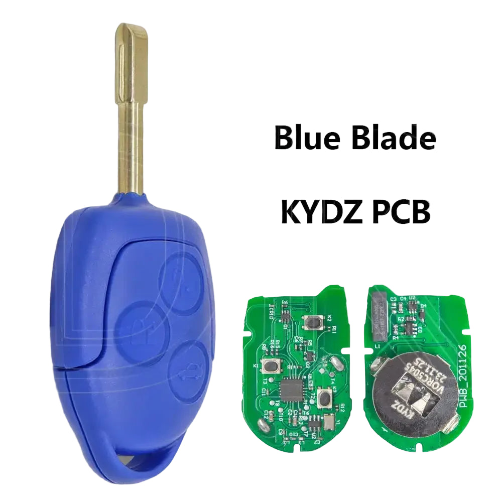 Great 6C1T-15K601-AG 4D63 Chip 433MHz KYDZ Or Rechargeable PCB FO21 Blade Car Remote Key For Ford Transit WM VM
