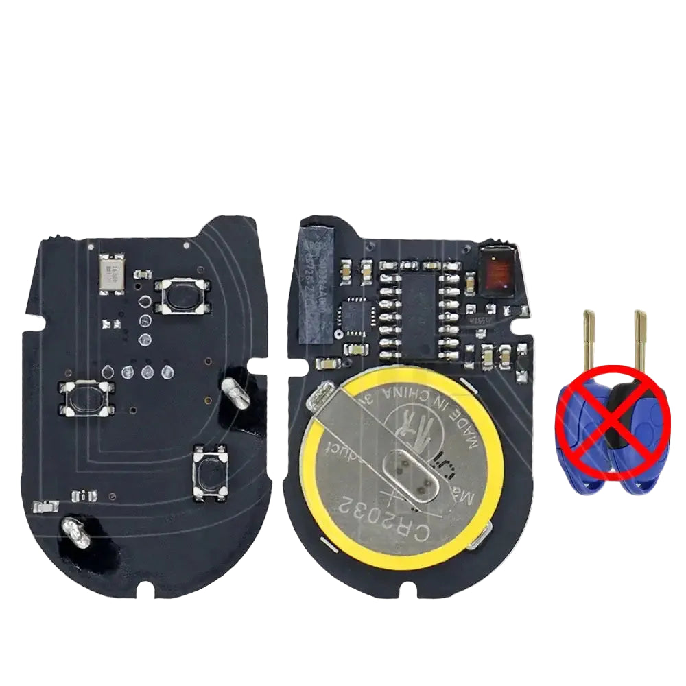 Great 6C1T-15K601-AG 4D63 Chip 433MHz KYDZ Or Rechargeable PCB FO21 Blade Car Remote Key For Ford Transit WM VM