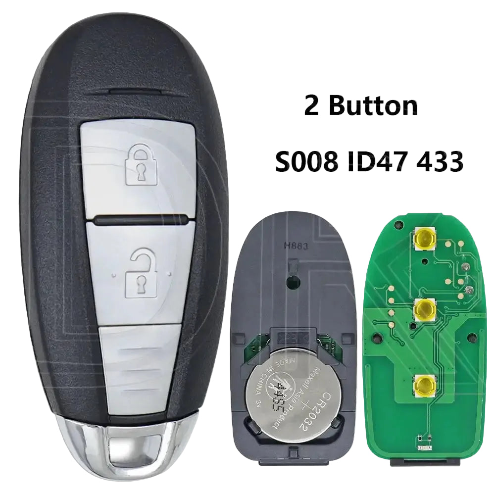 Great ID46 ID47 Chip TS007 315MHz TS008 433MHz R64M0 R79M0 Car Remote Key For Suzuki Swift SX4 Vitara S-Cross Ciaz