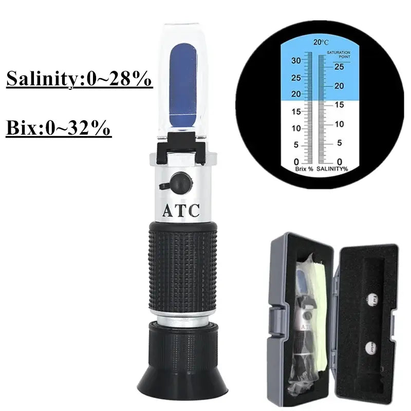 Handheld 2-in-1 Refractometer (available in with or without box) - HBC