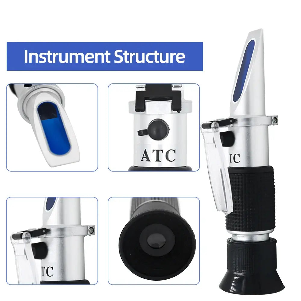 Handheld 2-in-1 Refractometer (available in with or without box) - HBC