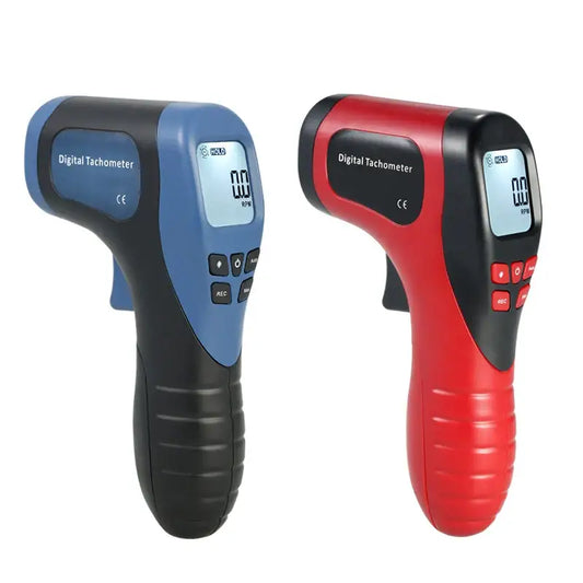 Handheld Digital Photo Tachometer LCD rpm meter Laser Non-Contact Tach Range 2.5-99999RPM Motor Speed Meter + 1pc