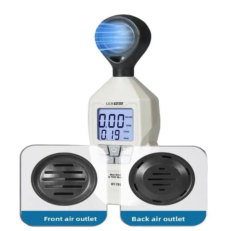 Handheld TVOC & HCHO Air Quality Tester (2-in-1) - White / Air Quality Tester - HBC