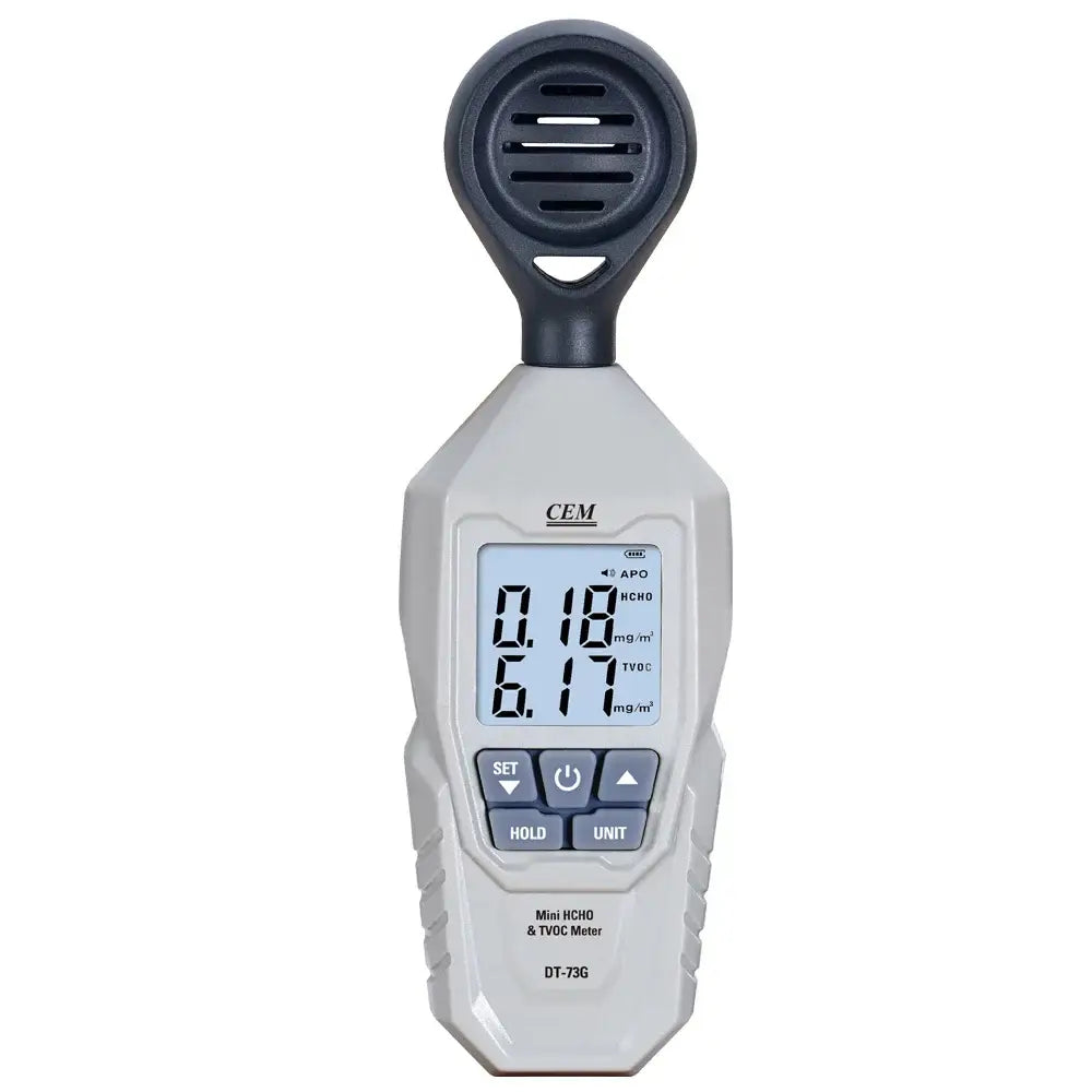 Handheld TVOC & HCHO Air Quality Tester (2-in-1) - White / Air Quality Tester - HBC