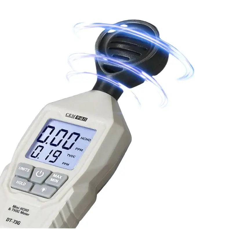 Handheld TVOC & HCHO Air Quality Tester (2-in-1) - White / Air Quality Tester - HBC