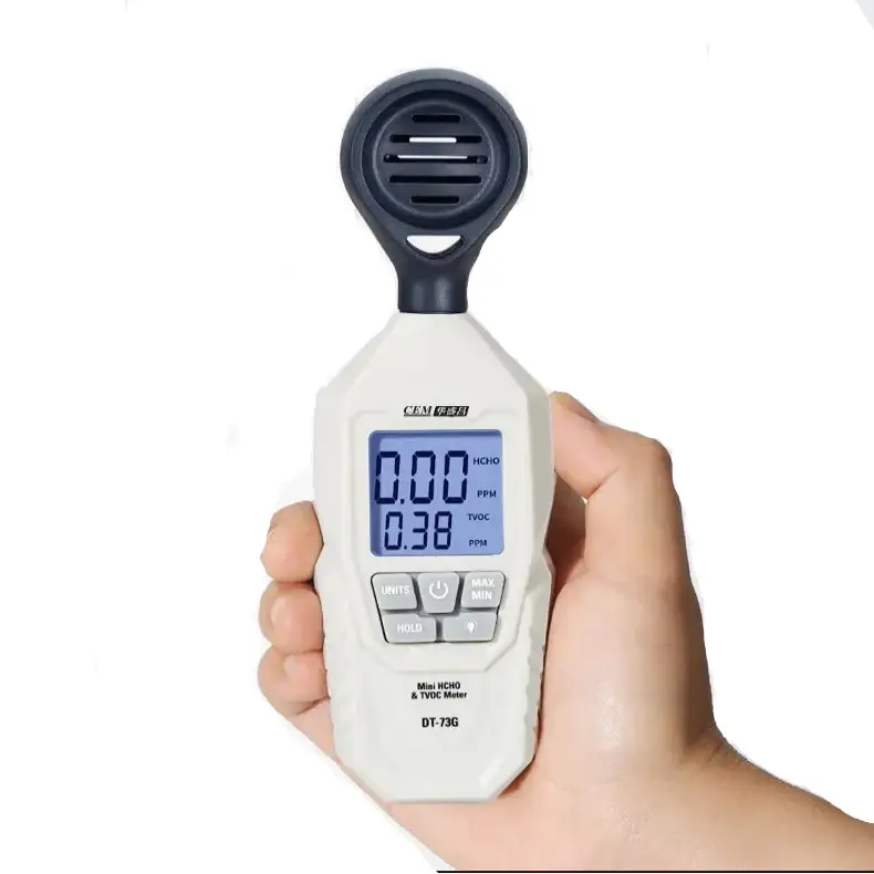 Handheld TVOC & HCHO Air Quality Tester (2-in-1) - White / Air Quality Tester - HBC
