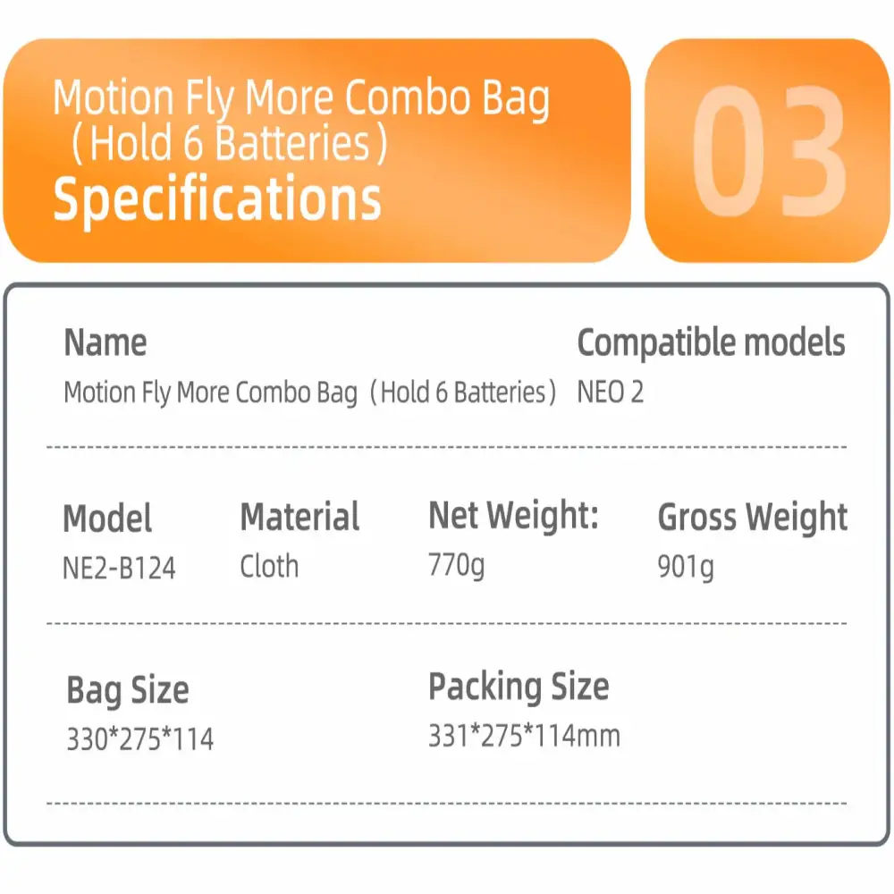 Hard PU Carrying Case for DJI Neo 2 (4 types of case available) - HBC