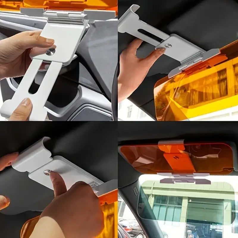 HD Anti-Glare Car Sun Visor – Day & Night Driving Sunlight Protection - HBC