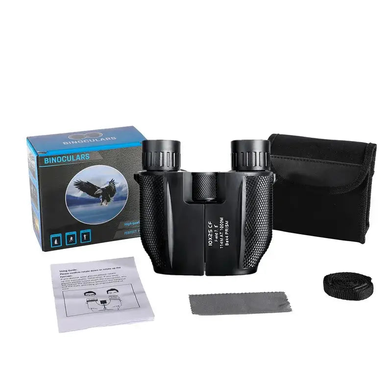HD Binoculars – Outdoor Birding & Moon Viewing (10x25) - SS